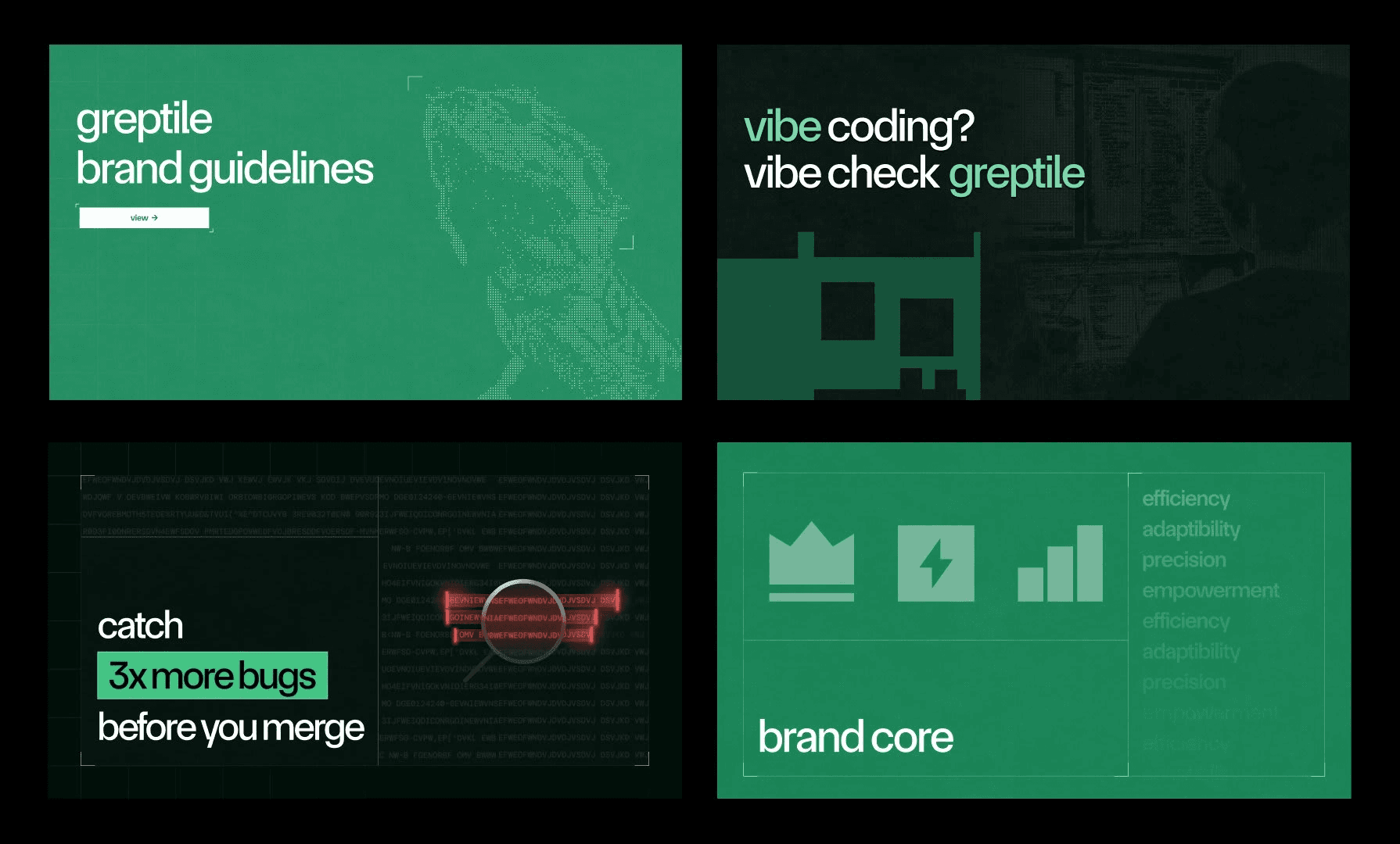 Greptile 'Ship Faster' billboard mockup on a city street