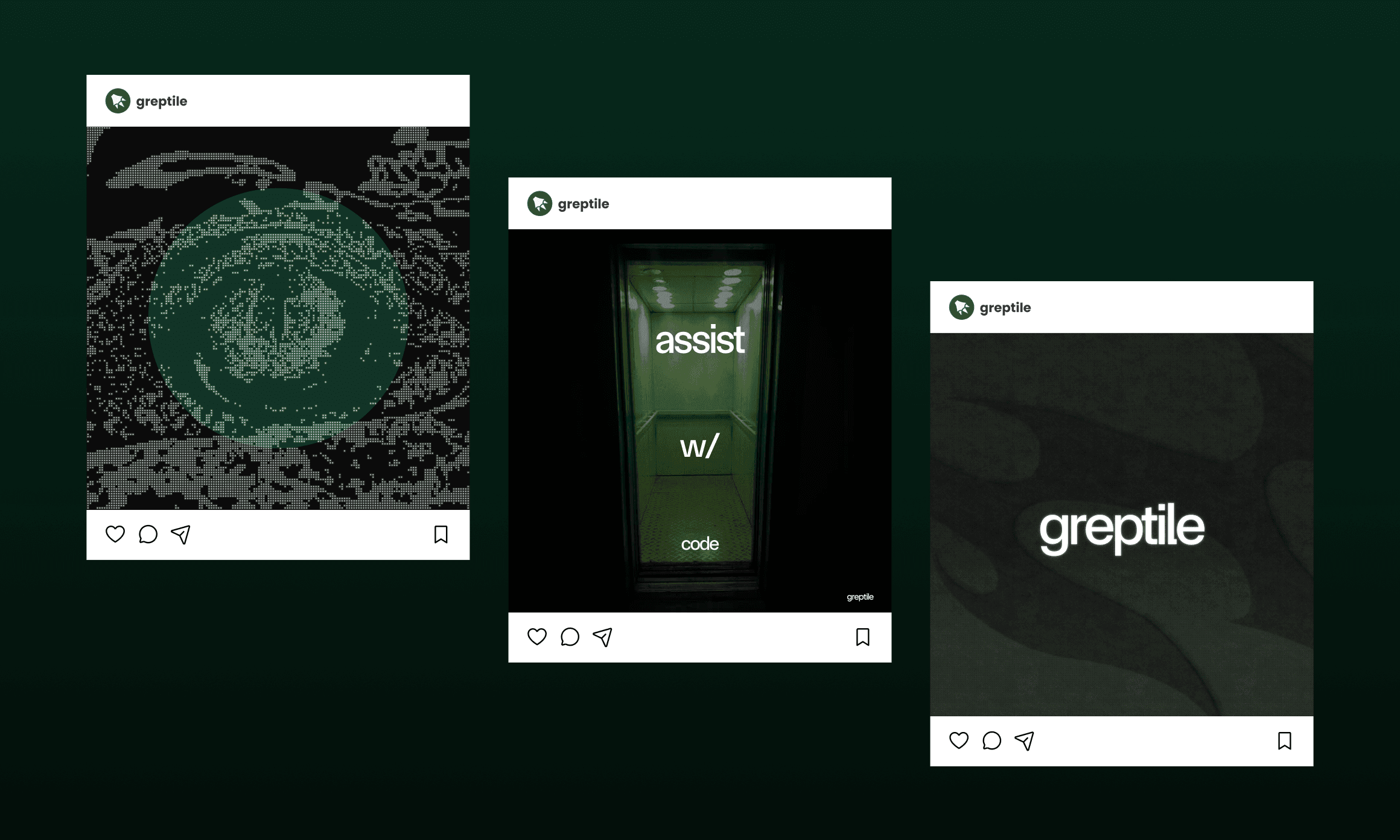 Greptile Instagram post series